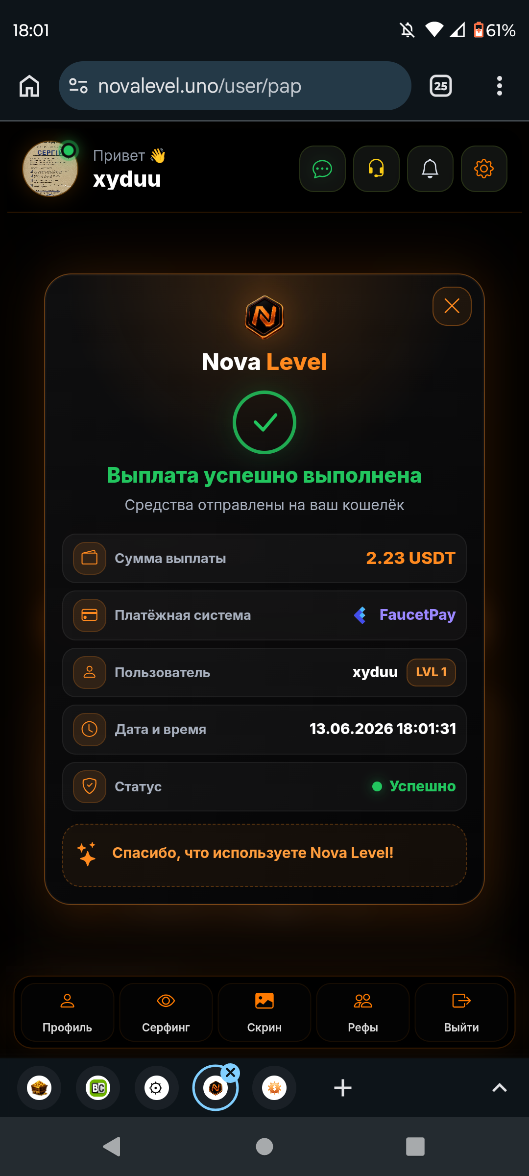 Скриншот