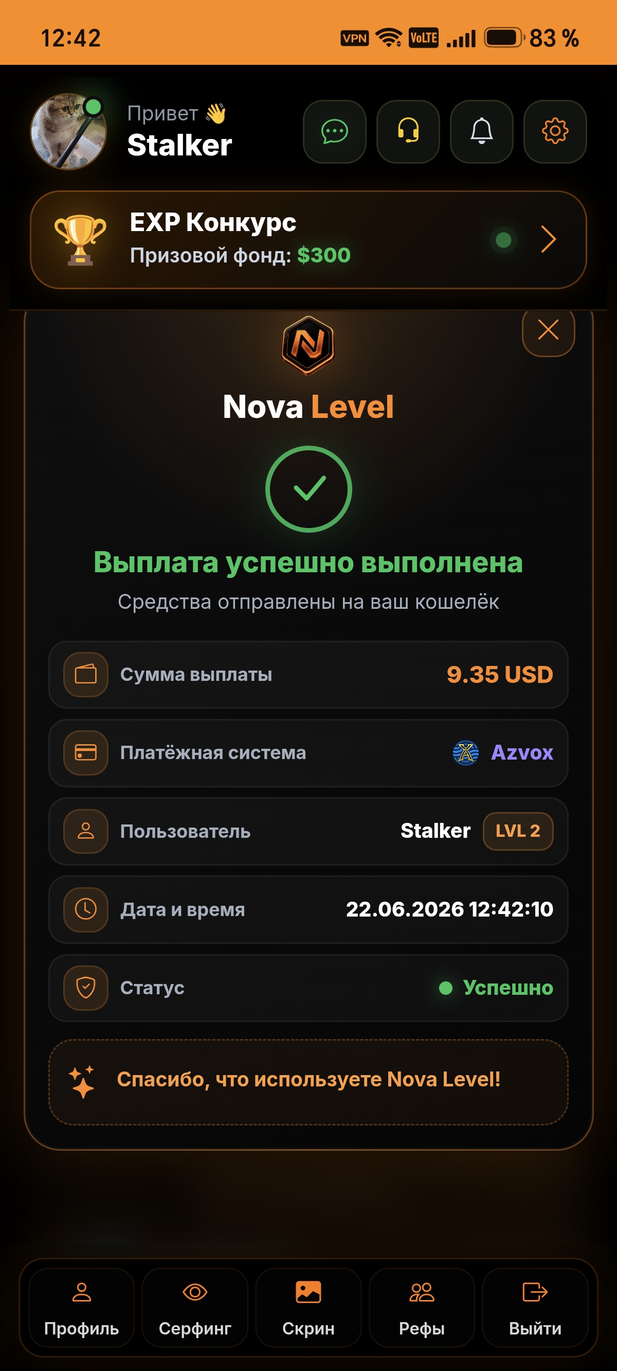 Скриншот