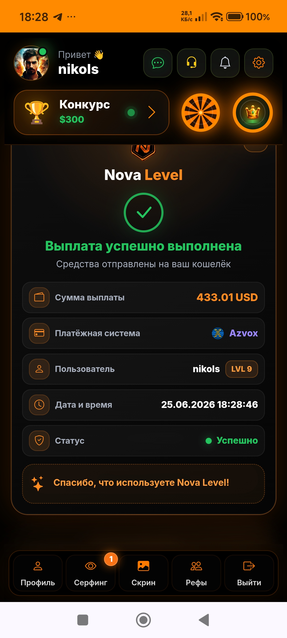 Скриншот